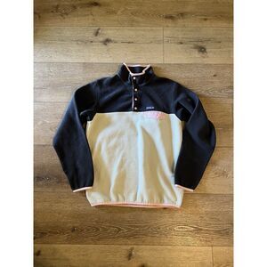 Patagonia Black and Cream Crew Neck Sweater